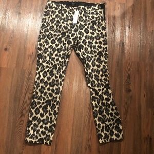 J.Crew Leopard Martie Pants